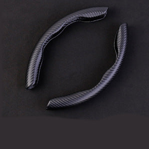 Universal Four Seasons Carbon Fiber Look Steering Wheel Cover | Ultra-Thin Non-Slip Grip