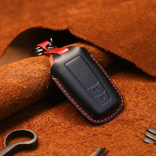 Genuine Crazy Horse Leather Key Fob Bag | Rustic & Durable Car Key Holder