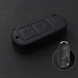Customizable Genuine Leather Car Key Cover | DIY Modification Key Fob Case