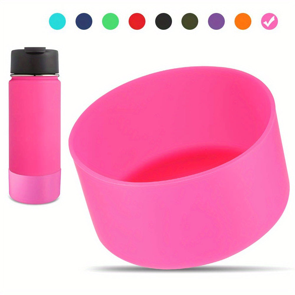 Car Cup Holder Bottom Protector | Anti-Scratch Silicone Sleeve for Sports Bottles