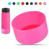 Car Cup Holder Bottom Protector | Anti-Scratch Silicone Sleeve for Sports Bottles