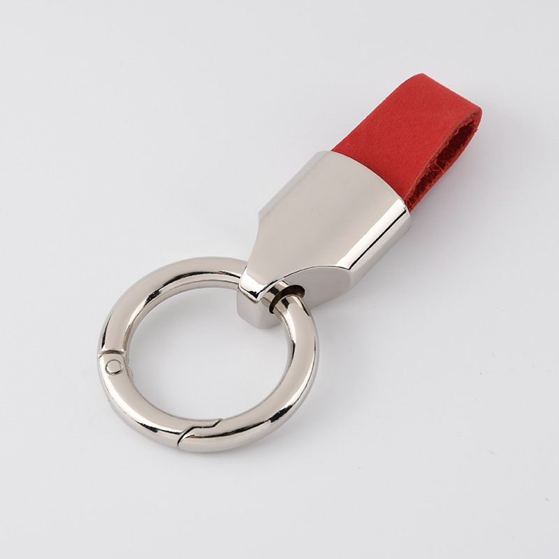 Premium Suede Keychain: Upscale Car Accessories & Simple Key Ring
