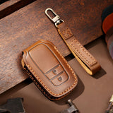 Genuine Leather Car Key Cover | High-End Luxury Key Fob Protector