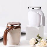 Rechargeable Automatic Stirring Cup Electric Magnetic Coffee Mug High Value Rotating Milkshake Water Cup Lazy Self-Stirring Gadget