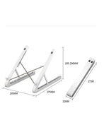 Portable Folding Laptop Stand Adjustable Desktop Cooling Riser Ergonomic Notebook Bracket Height Adjustable Lift