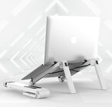 Folding Portable Laptop Stand Adjustable Notebook Computer Riser Ergonomic Desktop Holder Universal Design
