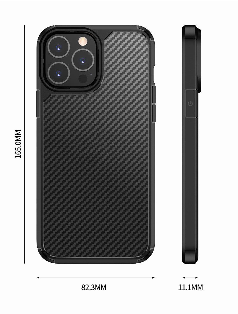 Carbon Fiber Anti-Drop Phone Case | Shockproof Protective Cover