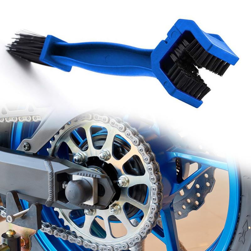 Motorcycle & Bicycle Chain Cleaning Brush Set | Heavy-Duty Scrubber Tool