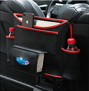 Universal Car Seat Back Organizer | Multi-Pocket Backseat Storage Bag