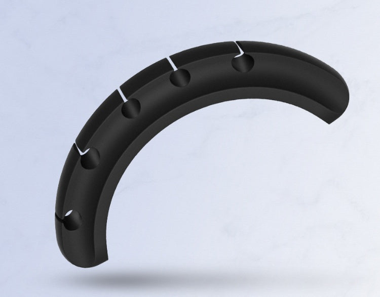 Silicone Desktop Cable Organizer Multipurpose USB Cable Management Clips Cables Winder for Wired Headphones & Chargers Desk Protector