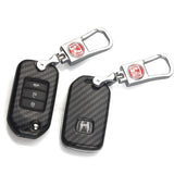 Luxury Carbon Fiber Key Case with Buckle Closure | Ultra-Light Car Key Shell
