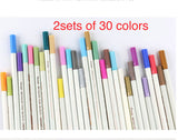 Premium Acrylic Paint Marker Pens Set Permanent & Quick-Drying Multi-Surface Art Supplies for Rocks, Canvas, Wood, Fabric