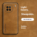 Luxury Sheepskin Leather Phone Case | Magnetic Car Mount & Wireless Charging Cover