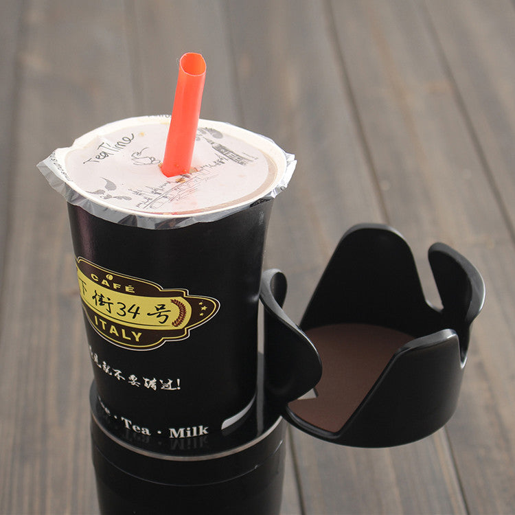 Multi-Function Car Cup Holder & Phone Mount | 2-in-1 Navigation Organizer