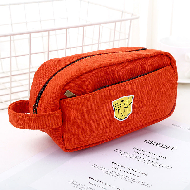 Large Capacity Multifunctional Stationery Bag Double Layer Pencil Case Organizer Student School Supply Pouch Zipper Pen Holder