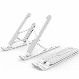 Portable Aluminum Alloy Tablet Stand Foldable Laptop Holder Riser Ergonomic Desk Accessory for PC & Notebooks