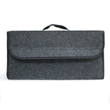 Foldable Felt Car Trunk Storage Box | Durable & Collapsible Organizer Bag
