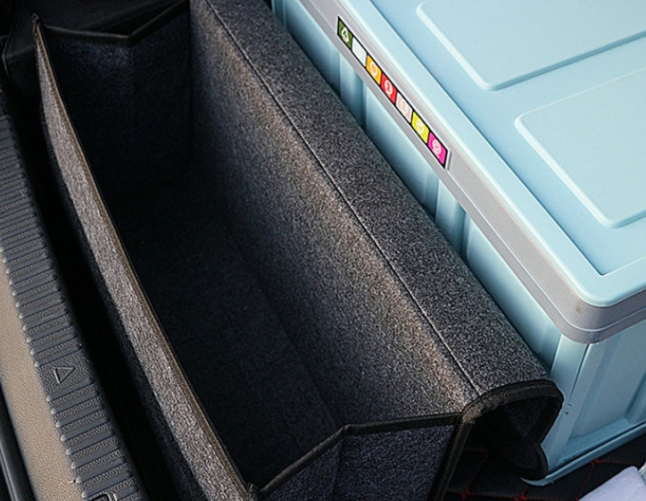 Foldable Felt Car Trunk Storage Box | Durable & Collapsible Organizer Bag