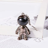Korean Hip Hop Cross Spaceman Necklace Fashion Keychain Pendant Creative Astronaut Jewelry Trendy Streetwear Accessory
