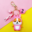 Cute Cartoon Squirrel Keychain | Female Bag & Car Pendant Accessory Gift