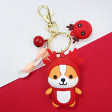 Cute Cartoon Squirrel Keychain | Female Bag & Car Pendant Accessory Gift