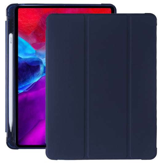 iPad Protective Cover with Pen Slot Compatible with iPad 10.9, Pro 10.5, Mini Dormant Leather Case TPU Airbag Soft Shell