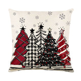 Merry Christmas Cushion Cover Xmas Decor Pillowcase for Home New Year Gift & Sofa Ornament Holiday Decoration