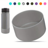 Car Cup Holder Bottom Protector | Anti-Scratch Silicone Sleeve for Sports Bottles