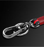 Luxury Handmade Leather Keychain | High-End Original Key Fob Accessory