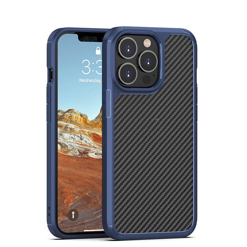 Carbon Fiber Anti-Drop Phone Case | Shockproof Protective Cover