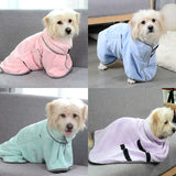 Quick-Drying Pet Towel & Dog Bathrobe $\vert$ Ultra-Absorbent Microfiber Drying Coat for Dogs & Cats