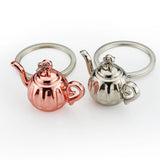 Metal 3D Coffee Keychain Durable Zinc Alloy Car Key Pendant Espresso Machine Replica Unique Coffee Lover Gift