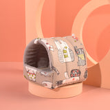 Hamster Nest Cotton Bed Warm and Cozy Small Pet House Winter Hideout for Dwarf Hamsters, Gerbils, Mice Pet Products