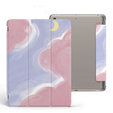 Literature & Art Tablet Protective Case Simple Design Cover with Pen Tray Stylish & Slim Tablet Shell For Artists & Readers
