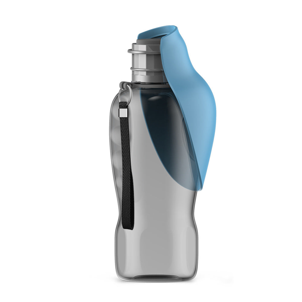 800 ml Portable Dog Water Bottle High Capacity Leakproof Pet Drinking Bowl Foldable Outdoor Walking Supplies Golden Retriever