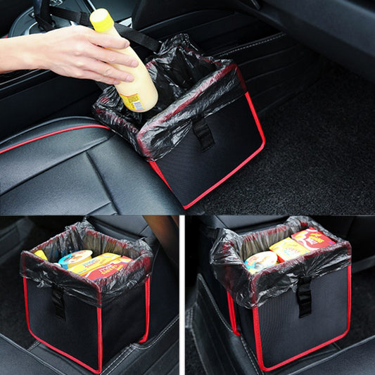 Multi-Function Oxford Cloth Car Organizer | Foldable Trunk Storage & Wastebasket