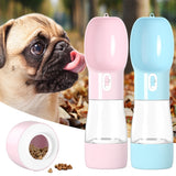 Traveling Portable Dog Water Dispenser Leakproof Pet Drinking Bottle & Bowl Outdoor Walking & Travel Supplies Hydration