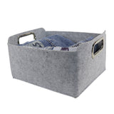 Portable Felt Toy Storage Basket | Multi-Purpose Sundries and Laundry Box