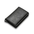 RFID Blocking Carbon Fiber Men's Wallet - Slim Aluminum Alloy Minimalist Card Holder