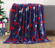 Christmas Style Blanket Cozy Holiday Gift for Home Festive Winter Throw Xmas Decor