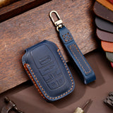 Genuine Leather Car Key Cover | High-End Luxury Key Fob Protector