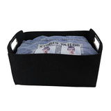 Portable Felt Toy Storage Basket | Multi-Purpose Sundries and Laundry Box