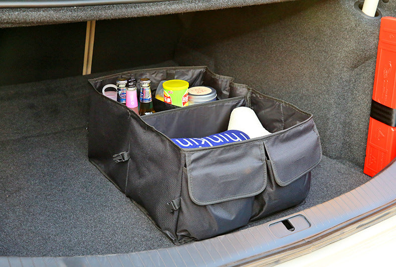 SafetyTrunk™ Big Foldable Car Trunk Organizer | Secure Rear Cargo Storage