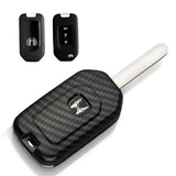 Luxury Carbon Fiber Key Case with Buckle Closure | Ultra-Light Car Key Shell