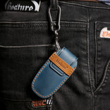 Luxury Handmade Genuine Leather Car Key Cover | High-End Key Fob Case