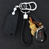 Customizable Genuine Leather Car Key Cover | DIY Modification Key Fob Case