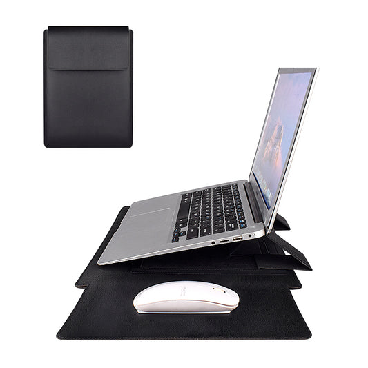 3-in-1 Laptop Liner Bag Notebook Computer Protective Holster Portable Mouse Pad Sleeve Multifunctional Travel Accessory