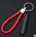Red rope and black card