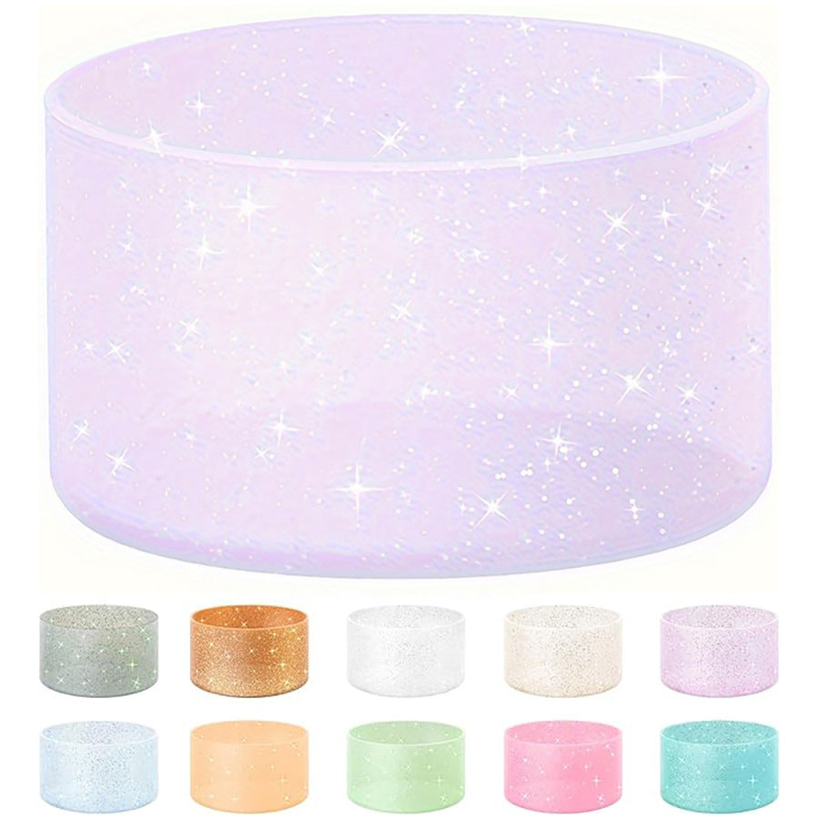 Car Cup Holder Bottom Protector | Anti-Scratch Silicone Sleeve for Sports Bottles