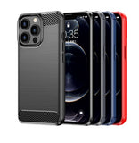 Durable Soft Shell Phone Case | Carbon Fiber Texture Anti-Shock Cover